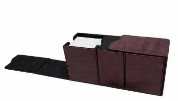 Other Ultra Pro Alcove Vault Deck Box Suede Collection Ruby (85896)