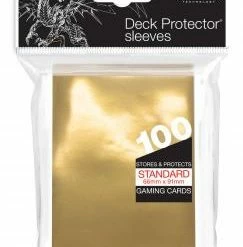 Other Ultra Pro Standard Card Game Sleeves 100ct Vintage Gold (85987) Supplies
