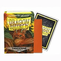 Other Supplies Dragon Shield Matte Standard Sleeves 100ct Tangerine (11030)