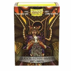 Other Dragon Shield Matte Art Standard Sleeves 100ct Queen Athromark (12033) Supplies