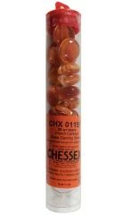 Other Chessex Orange Catseye Glass Stones In Tube (01151)