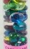 Other Supplies Chessex Translucent Mixed Color Glass Stones In Tube (01195)