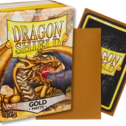 Other Supplies Dragon Shield Matte Standard Sleeves 100ct Gold (11006)