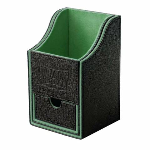 Other Supplies Dragon Shield Nest+ 100 Deck Box Black/Green (40202)