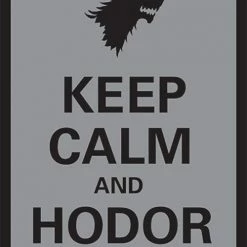 Other Supplies Legion Standard Card Game Sleeves 50ct Matte Keep Calm & Hodor