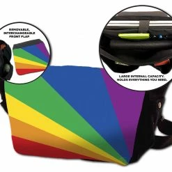 Other Supplies Legion Messenger Bag - Rainbow