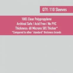 Other Sleeve Kings Board Game Sleeves 110ct XXL Super Large 101.5x153mm Supplies