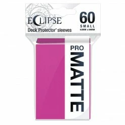 Common Ground Games Supplies Ultra Pro Eclipse 60ct Small Size Matte Sleeves Hot Pink (15645)