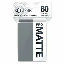 Common Ground Games Supplies Ultra Pro Eclipse 60ct Small Size Matte Sleeves Smoke Grey (15647)