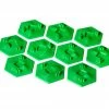 Other Broken Token 3D Greenery Hex Tiles 10ct Supplies