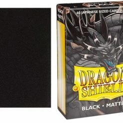 Other Supplies Dragon Shield Matte Japanese Size Sleeves 60ct Black (11102)