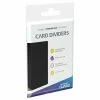 Other Supplies Ultimate Guard Card Dividers 10ct Black (10356)