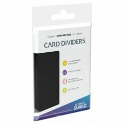 Other Supplies Ultimate Guard Card Dividers 10ct Black (10356)