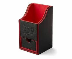 Other Dragon Shield Nest+ 100 Deck Box Black/Red (40204) Supplies