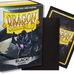 Other Dragon Shield Classic Black Sleeves 100ct (10002) Supplies