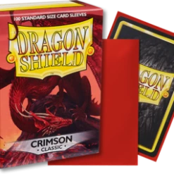 Other Dragon Shield Classic Crimson Sleeves 100ct (10021) Supplies