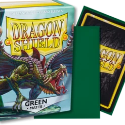 Other Dragon Shield Matte Standard Sleeves 100ct Green (11004) Supplies