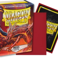 Other Dragon Shield Matte Standard Sleeves 100ct Red (11007) Supplies