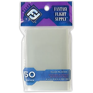 Other Supplies Fantasy Flight Board Game Sleeves 50ct Standard European