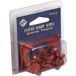 Other Fantasy Flight Supply Gaming Tokens: Red