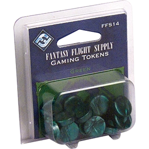 Other Fantasy Flight Supply Gaming Tokens: Green