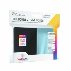 Common Ground Games Gamegenic Standard Card Sleeves 2x 100ct Prime Double Sleeving Pack