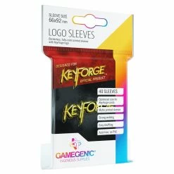 Other Gamegenic 100ct Keyforge Logo Sleeves Black Supplies