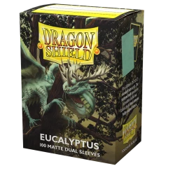 Common Ground Games Dragon Shield 100ct Standard Size Dual Matte Card Sleeves Eucalyptus (15049)