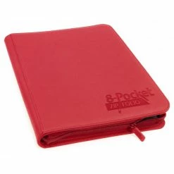 Other Ultimate Guard 8pkt Zipfolio XenoSkin Binder Red (10435)